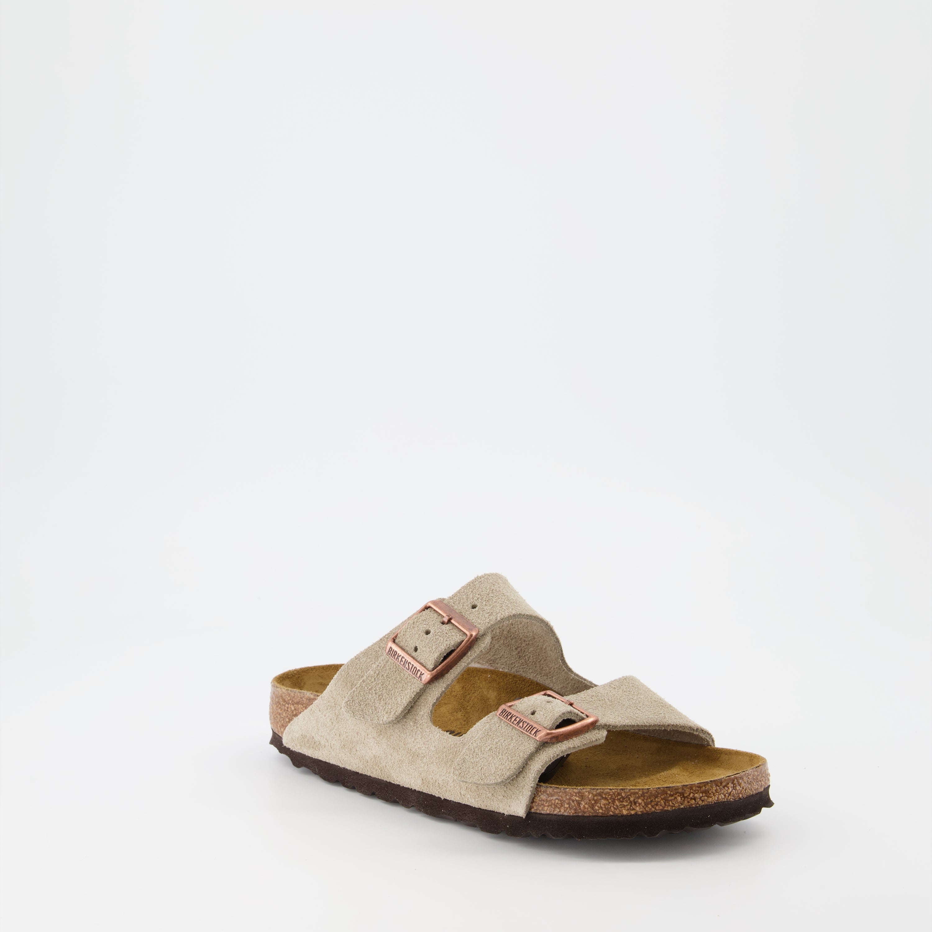 Chaussures ouvertes Sandales Arizona Birkenstock Marron Homme