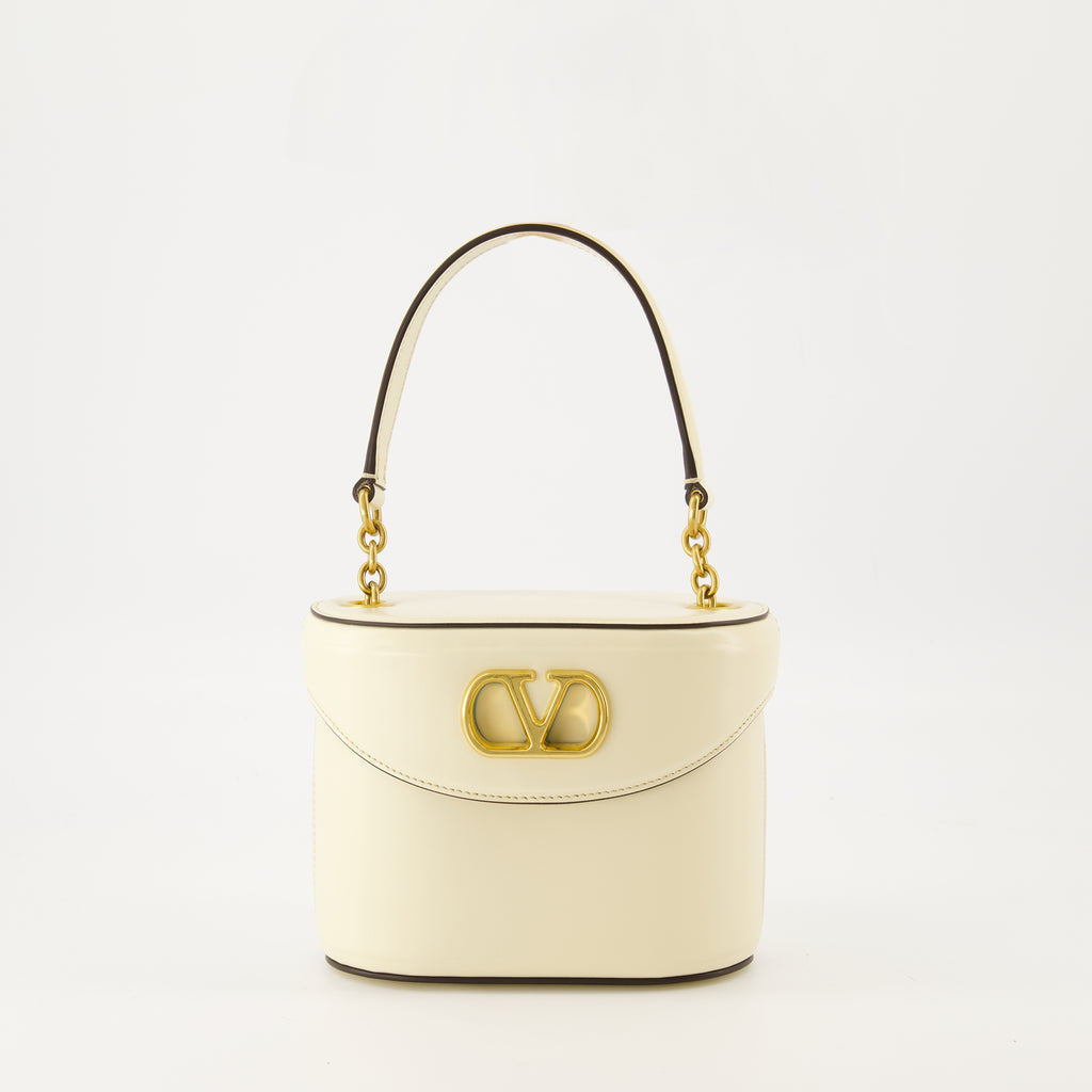 Sacs seau バニティケースバケツバッグ Valentino Garavani Blanc Femme