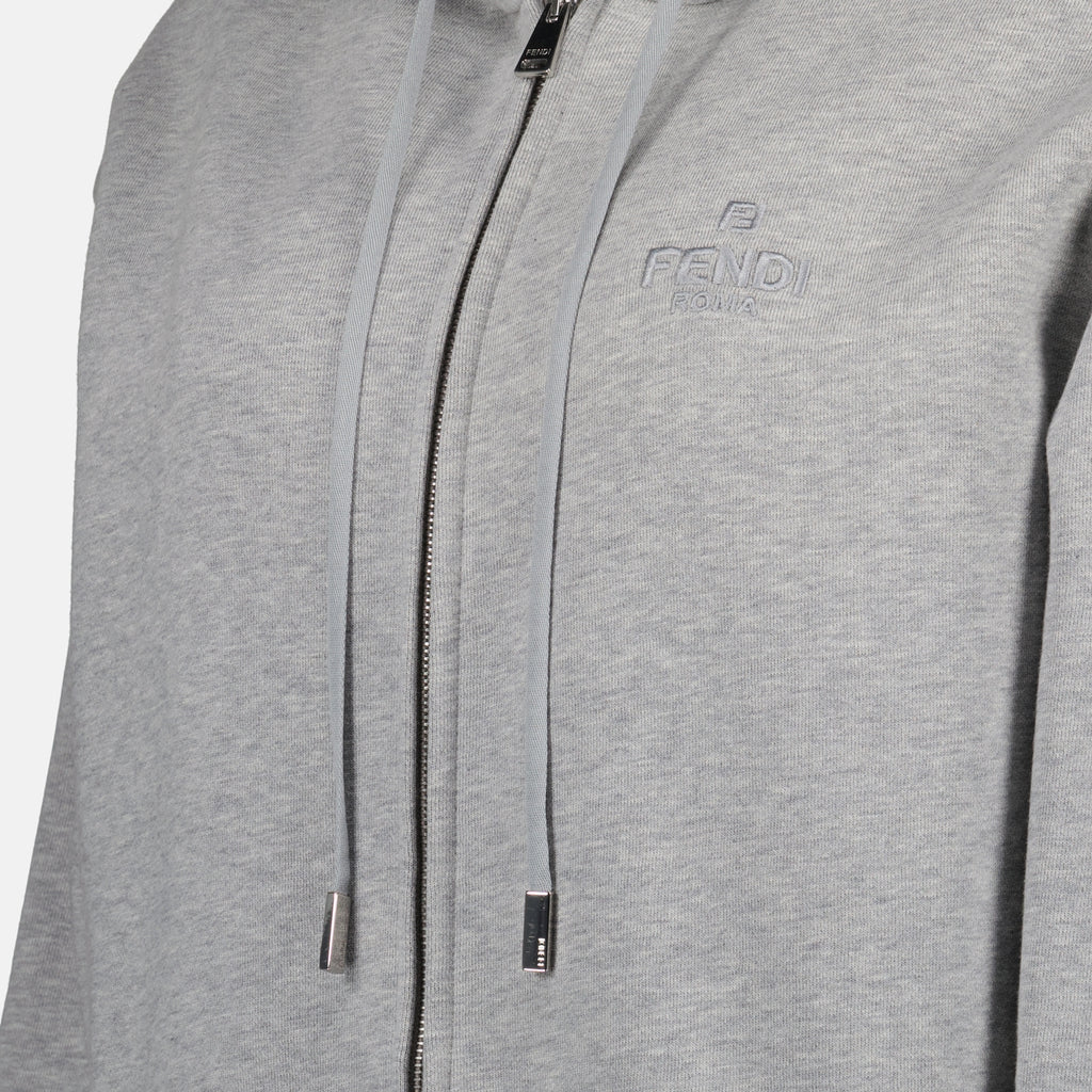 Felpe Felpa con zip Fendi Roma Fendi Grigio Femme