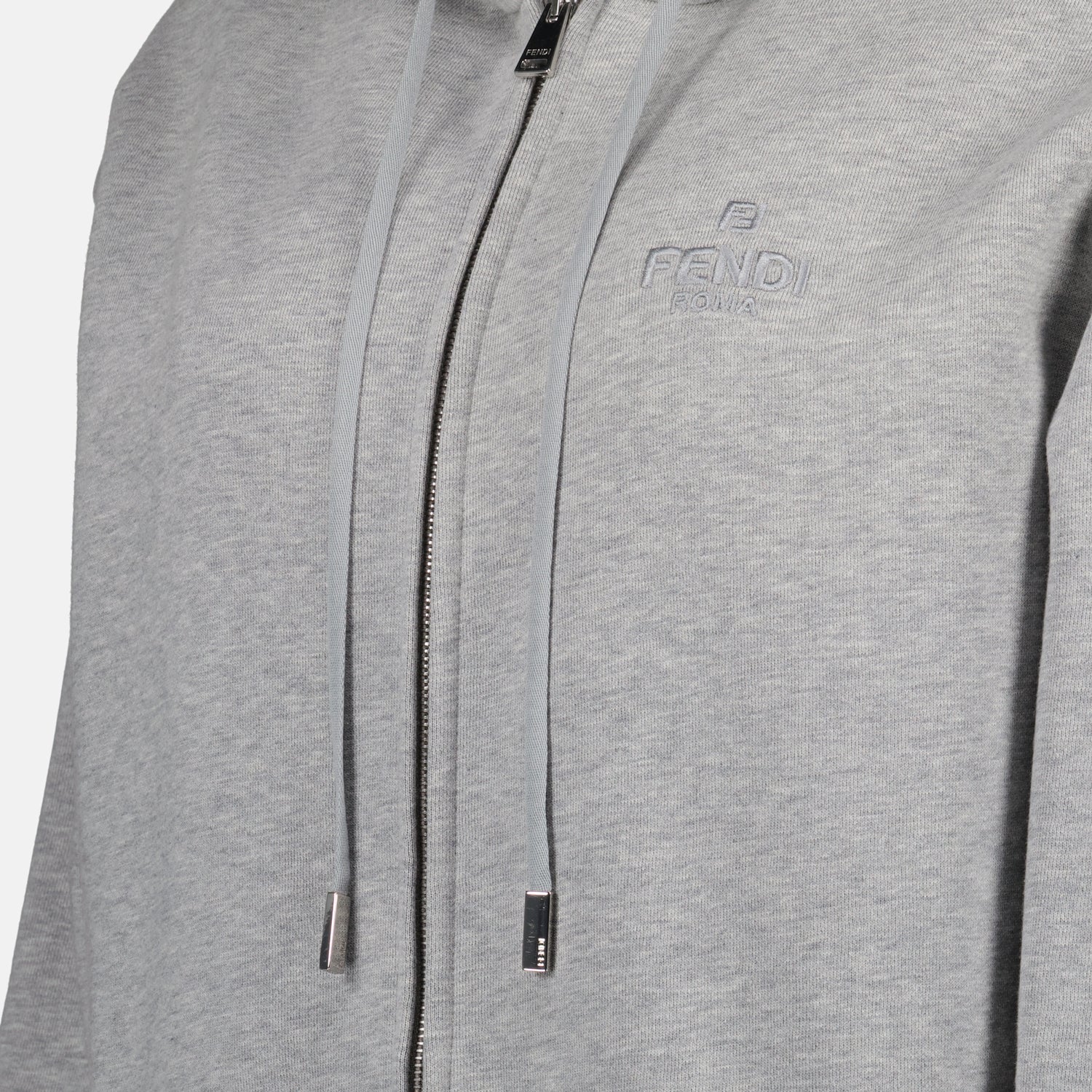 Felpe Felpa con zip Fendi Roma Fendi Grigio Femme