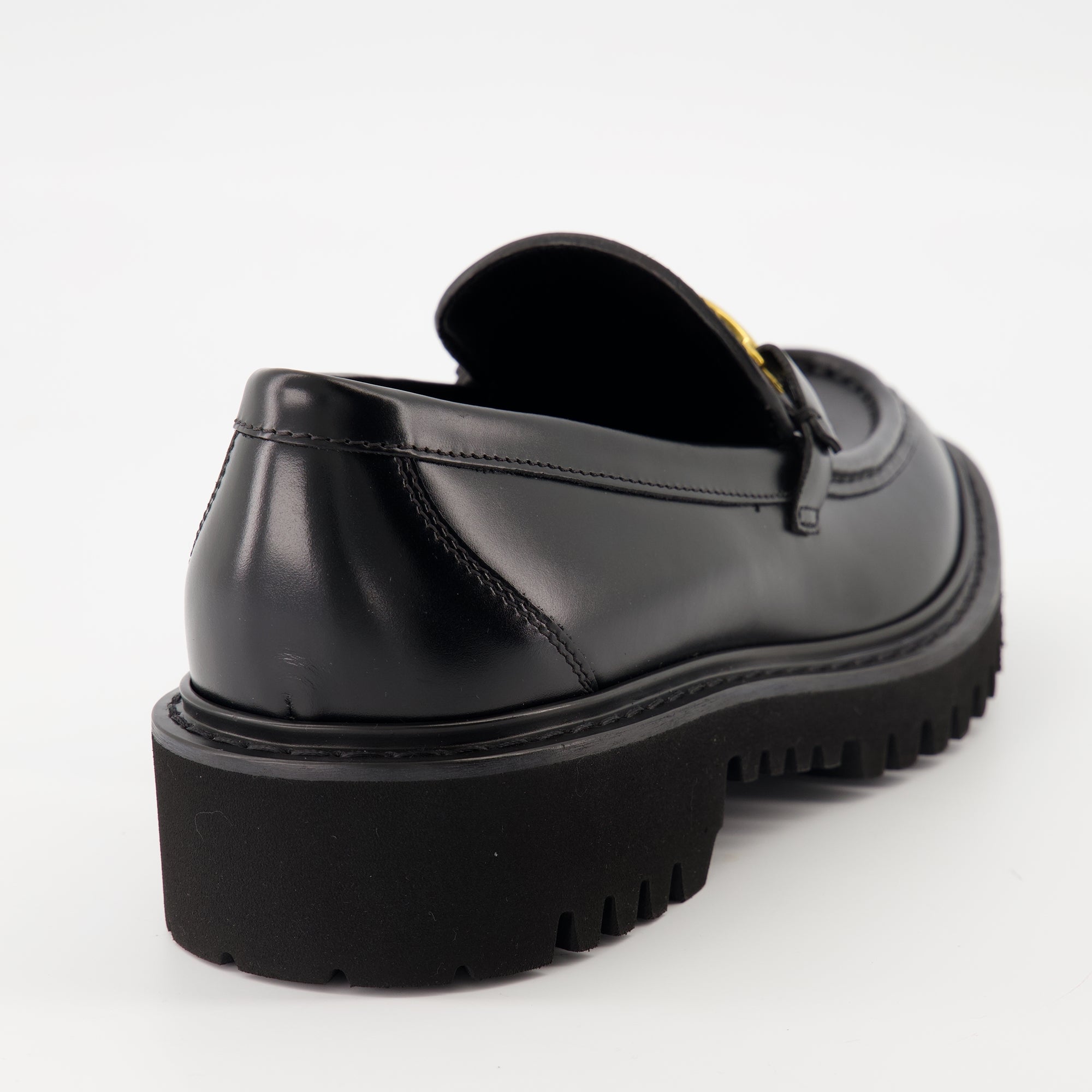 Mocassins VLogo Loafers Valentino Garavani Noir Femme