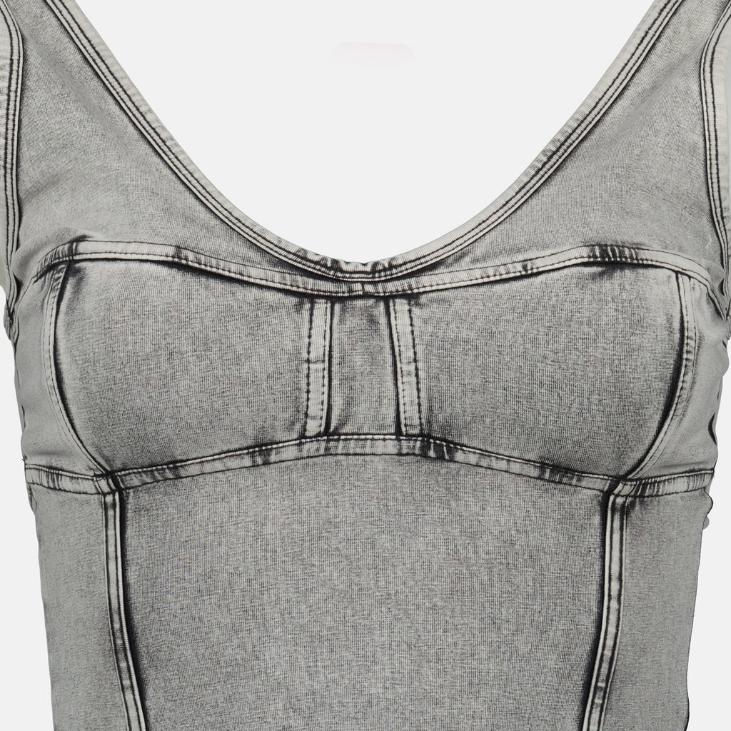 Dresses Robe D-inny Diesel Gray Femme