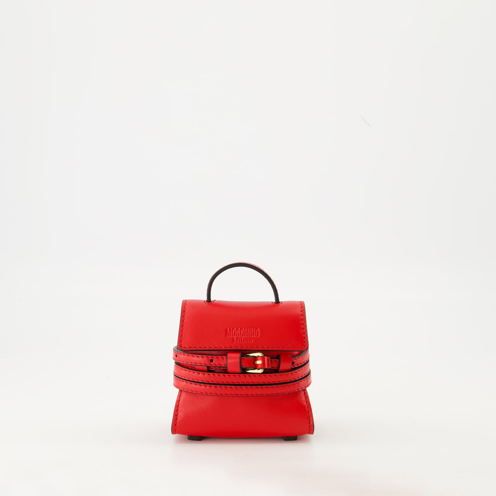 Immagine della Micro Bag Tie Me di Moschino per donne - Autunno-Inverno 2025 - Vista Frontale