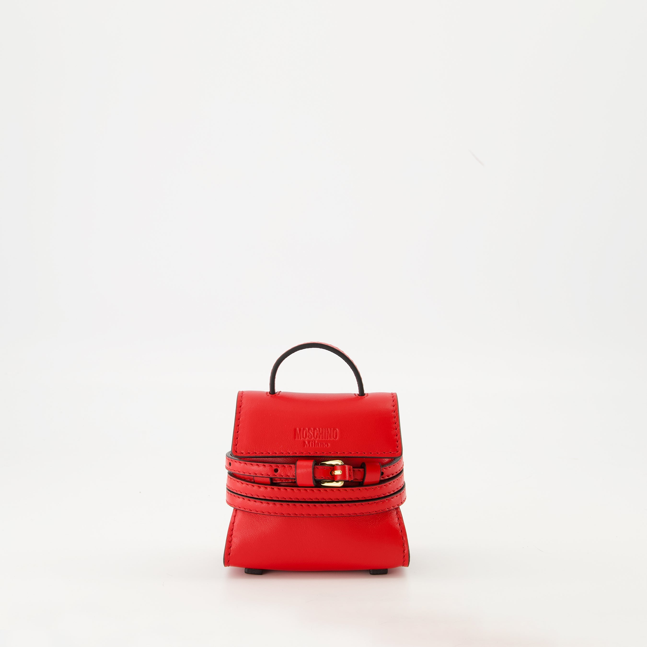 Immagine della Micro Bag Tie Me di Moschino per donne - Autunno-Inverno 2025 - Vista Frontale