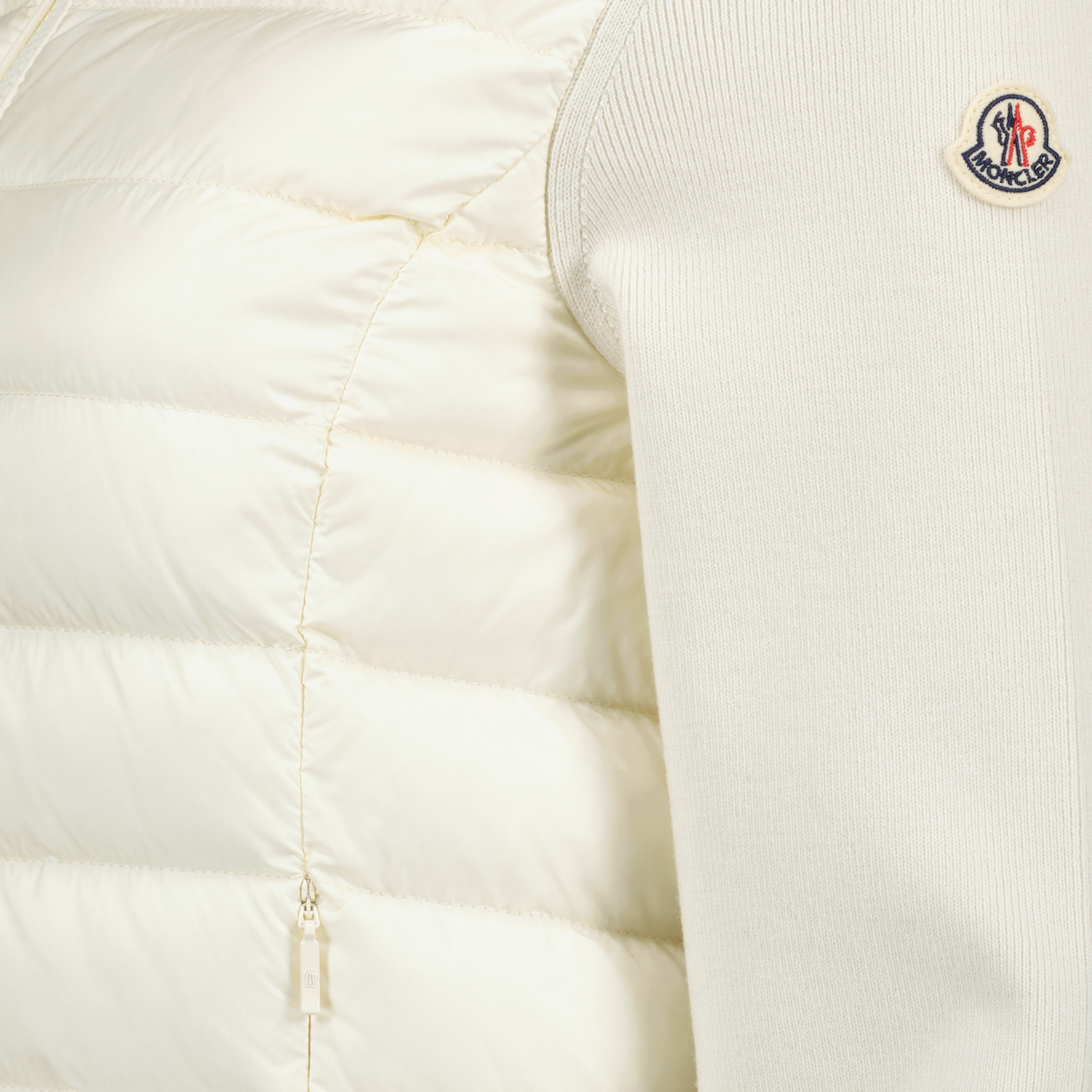 Giacche Giacca Bi-Materia Moncler Bianco Femme