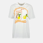 T-shirts T-shirt imprimé Nelita Iro Blanc Femme