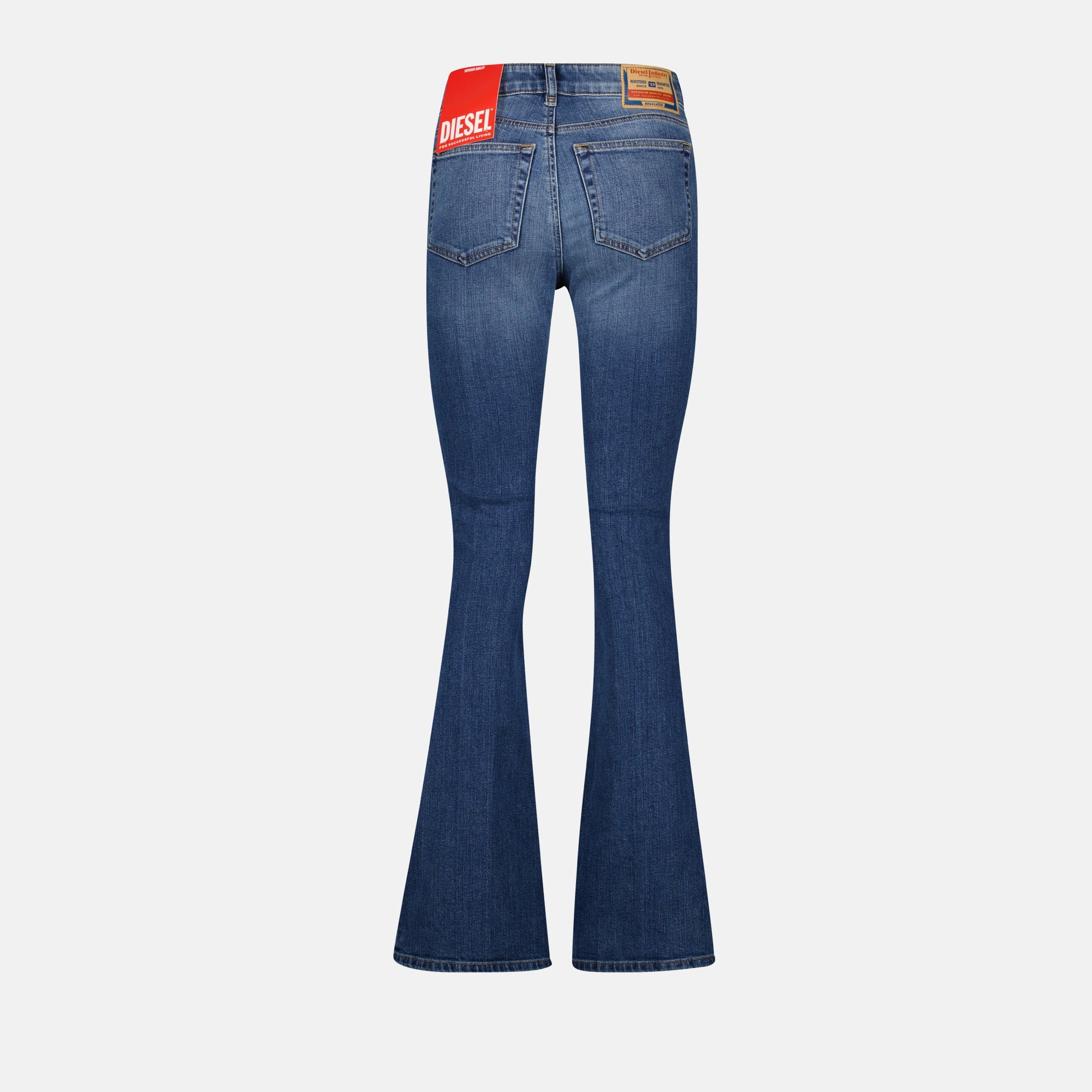 Pantalons Jean 1969 D-Ebbey bleu délavé Diesel Bleu Femme