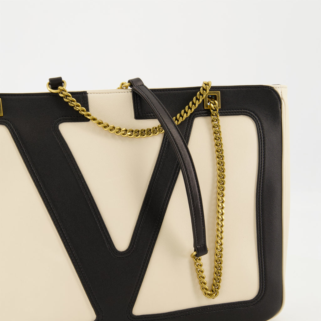 Sacs cabas Sac Viva Superstar Valentino Garavani Beige Femme