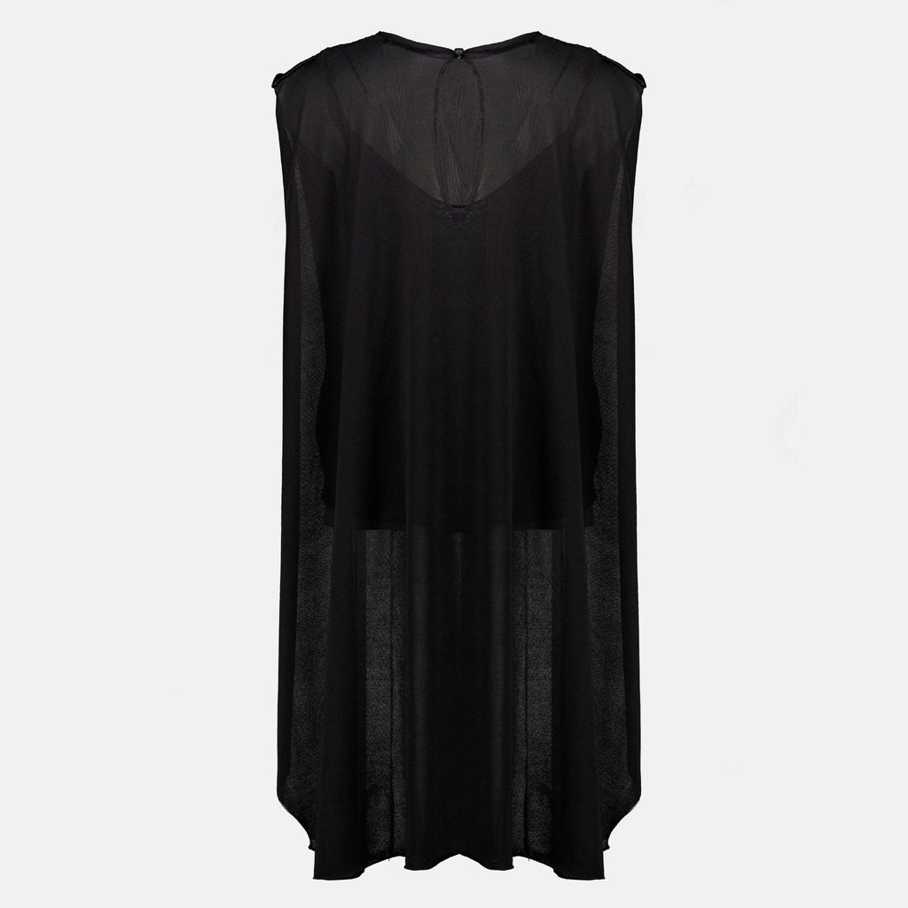 Maille Top in Seta Nera Fendi Noir Femme