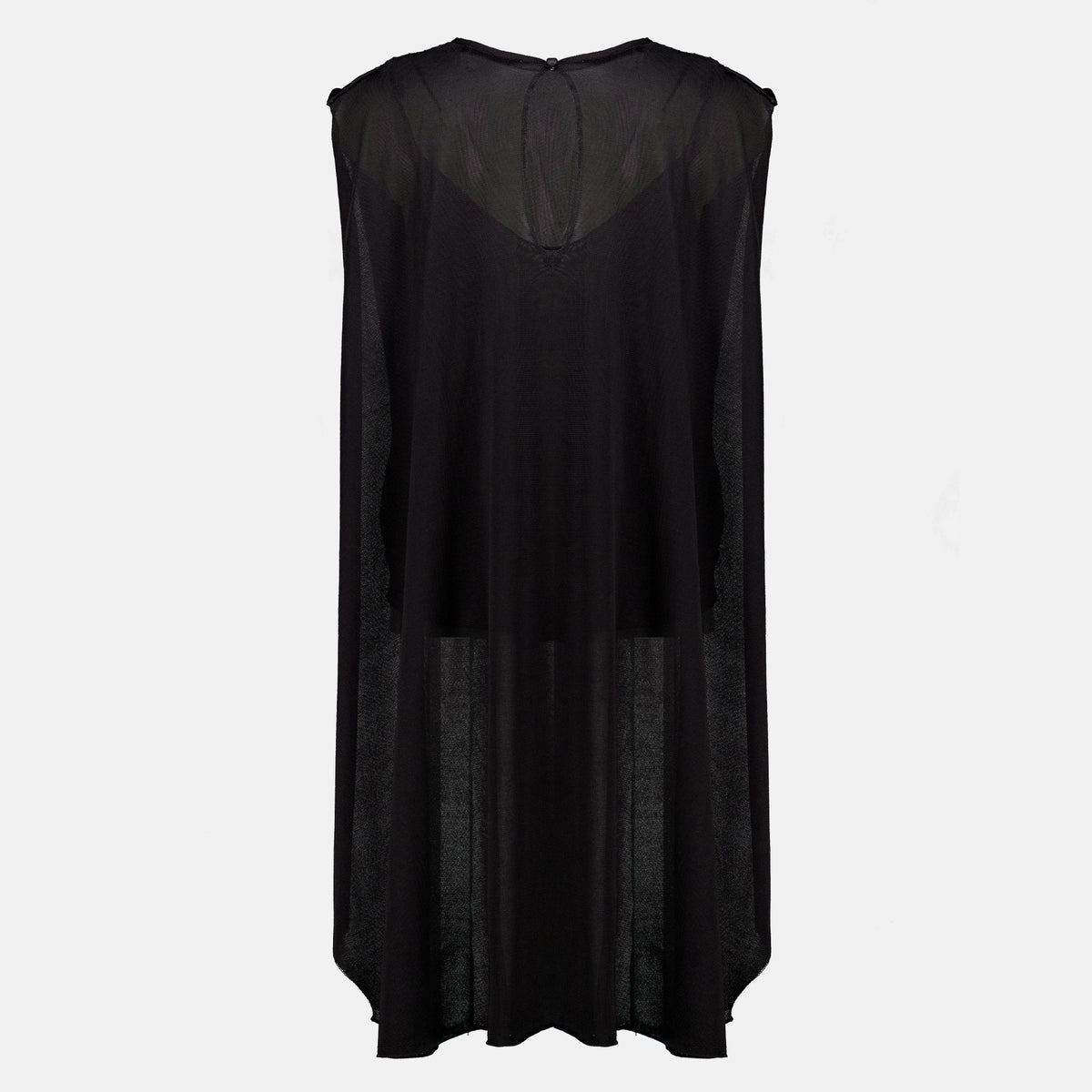 Maille Top in Seta Nera Fendi Noir Femme
