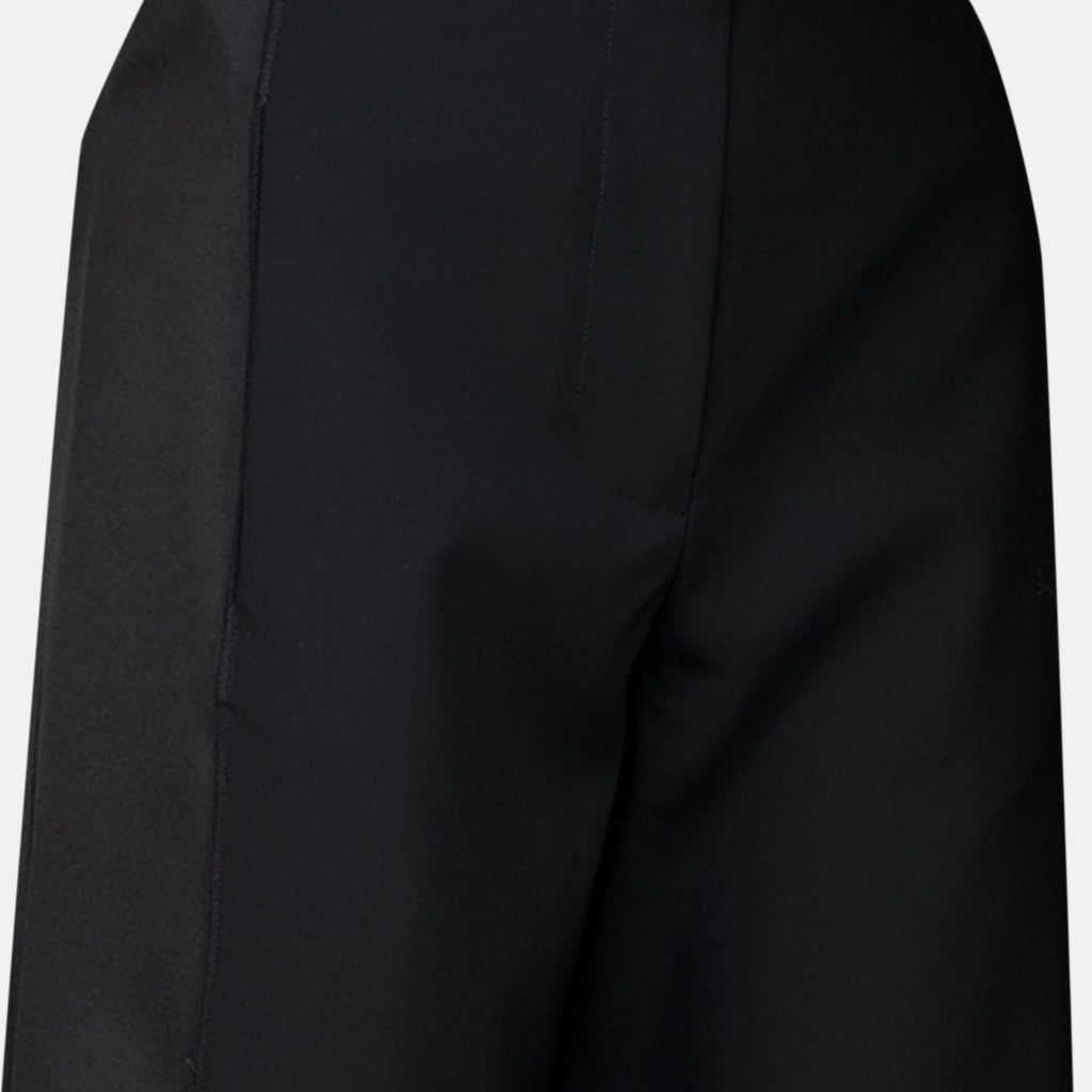 Pantalons Schwarze Wollhose Christopher Esber Noir Femme