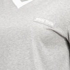 Maille Polo en jersey gris Miu Miu Gris Femme