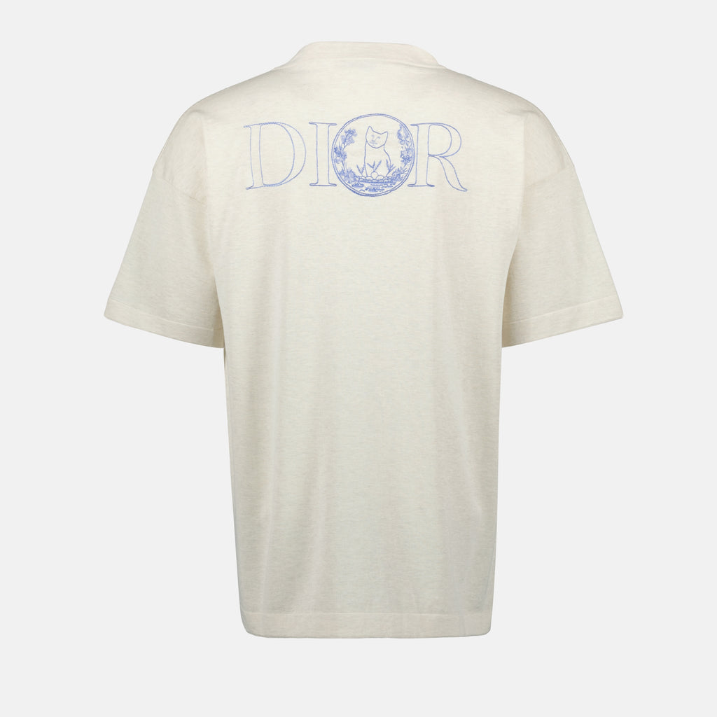 T-shirts T-shirt en maille Dior and Hylton Nel Dior Beige Homme
