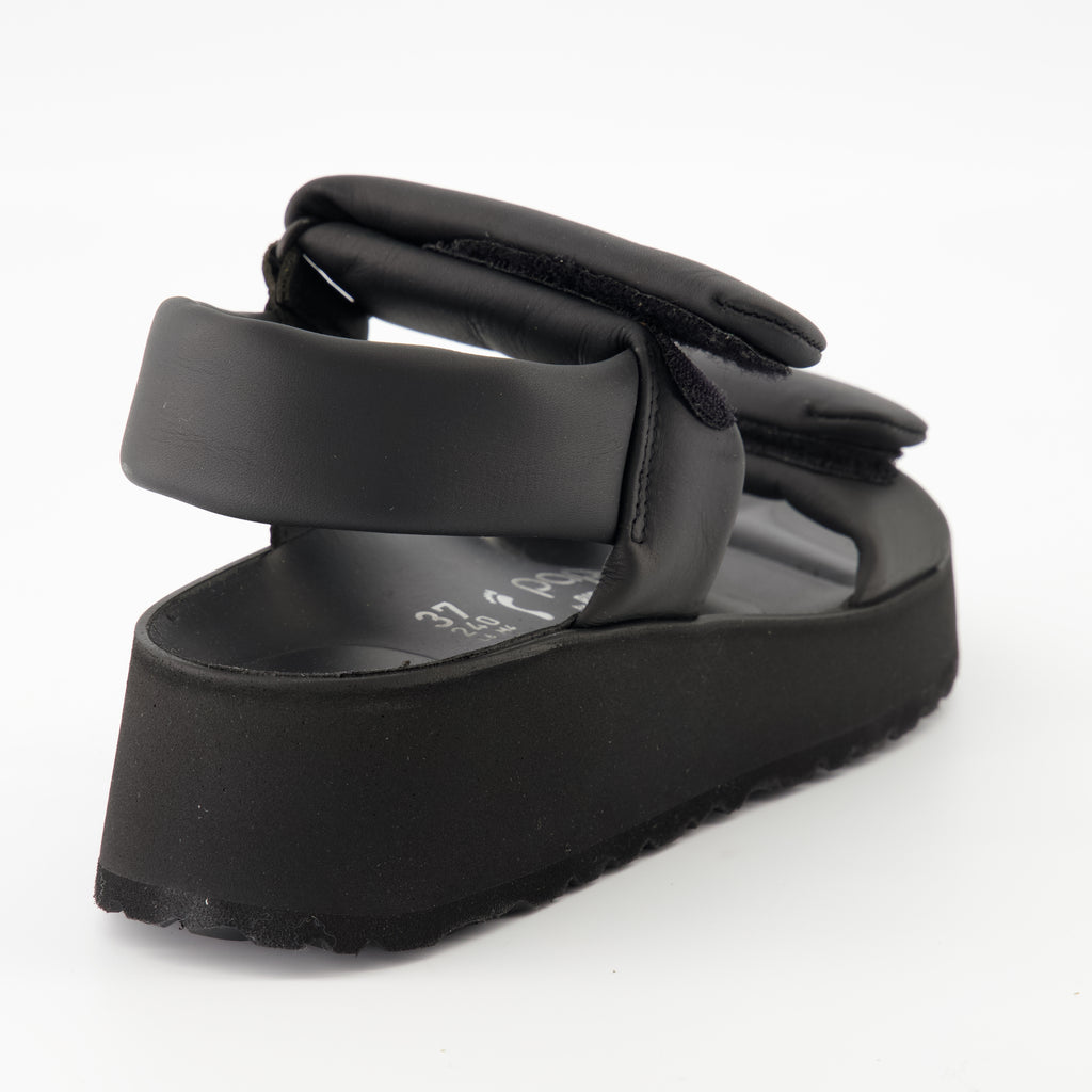Chaussures ouvertes Sandales Theda Birkenstock Noir Femme