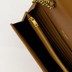 파우치 Pochette matelassée Cassandre Saint Laurent 갈색 Femme