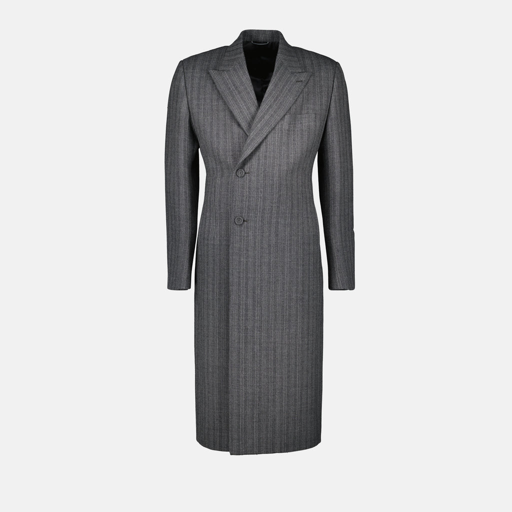 Coats Long Bar Coat Dior Gray Homme