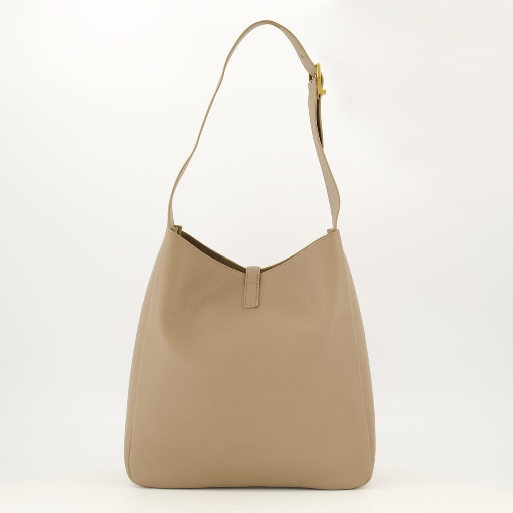 Sacs à main et épaule Le 5 à 7 Mala Grande de Couro Bege Saint Laurent Beige Femme