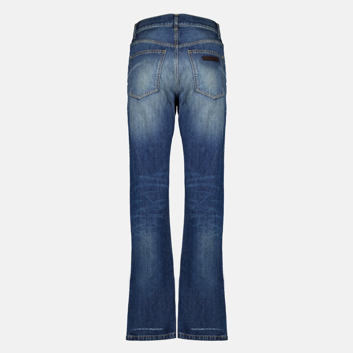 Pantalons Jeans de Denim Azul Miu Miu Bleu foncé Femme