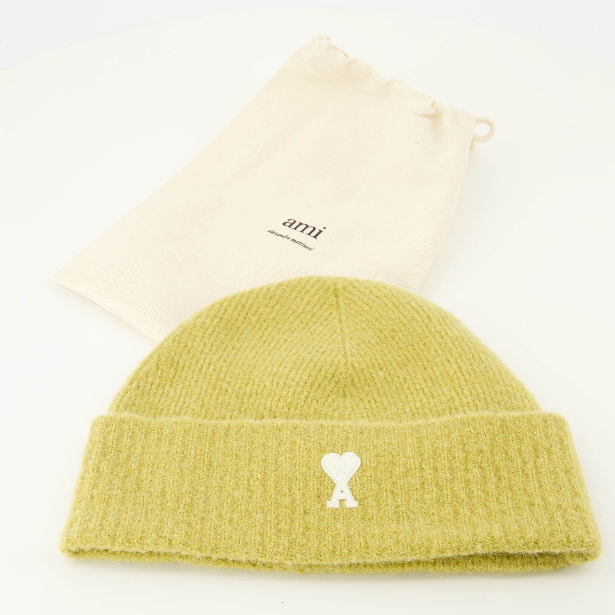 Chapeaux, casquettes et bonnets 아미 드 뿌르 비니 Ami PARIS Jaune Unisexe