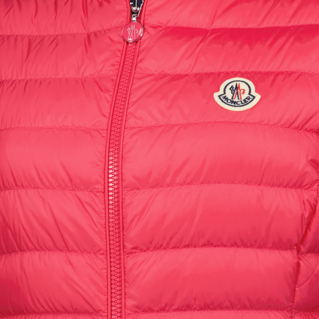 Jacken Igens ärmellose Daunenjacke Moncler Rosa Femme
