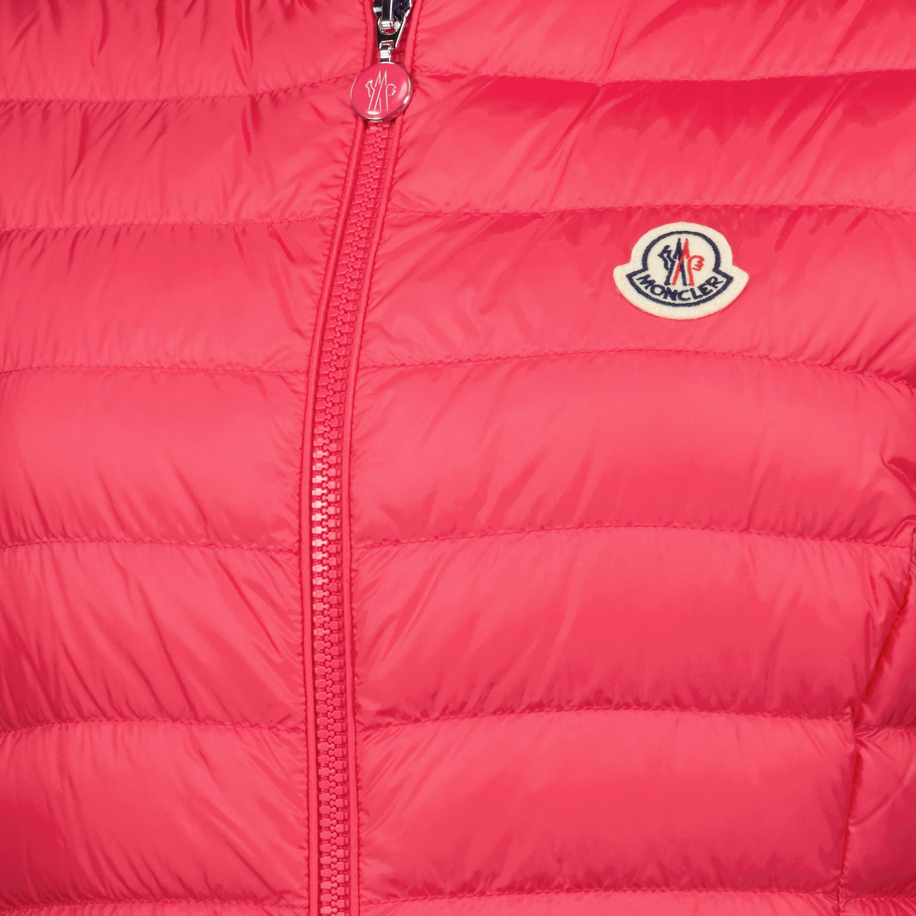 Jacken Igens ärmellose Daunenjacke Moncler Rosa Femme
