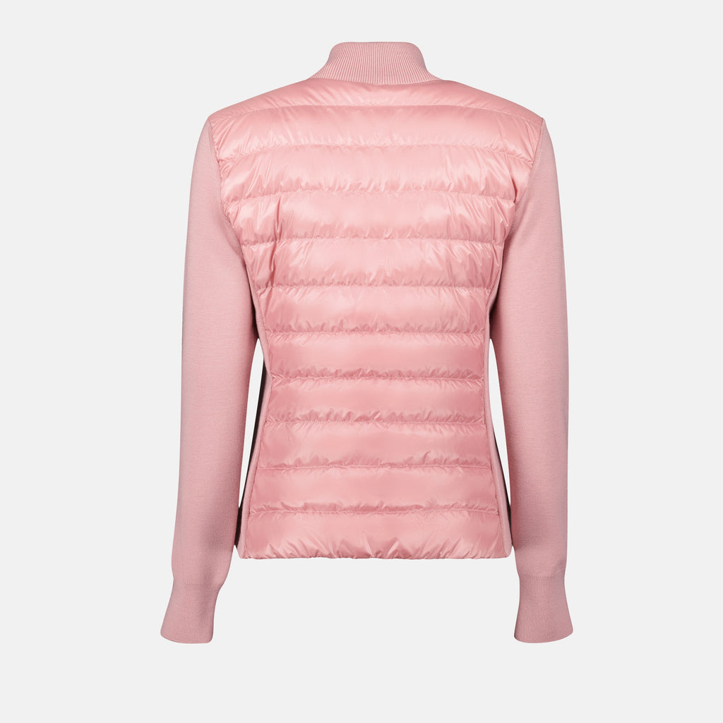 Giacche Veste bi-matière matelassé Moncler Rosa Femme