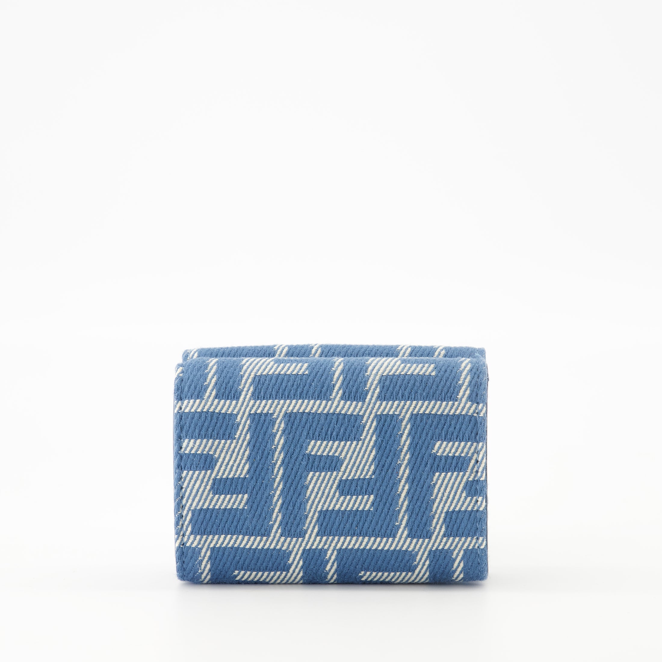 Kleine lederwaren Baguette Geldbörse Fendi Blau Femme