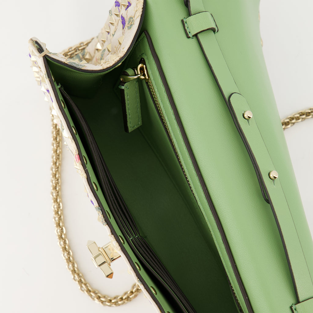 Sacs à main et épaule 록스탯 스파이크 클러치 Valentino Garavani Multicolore Femme