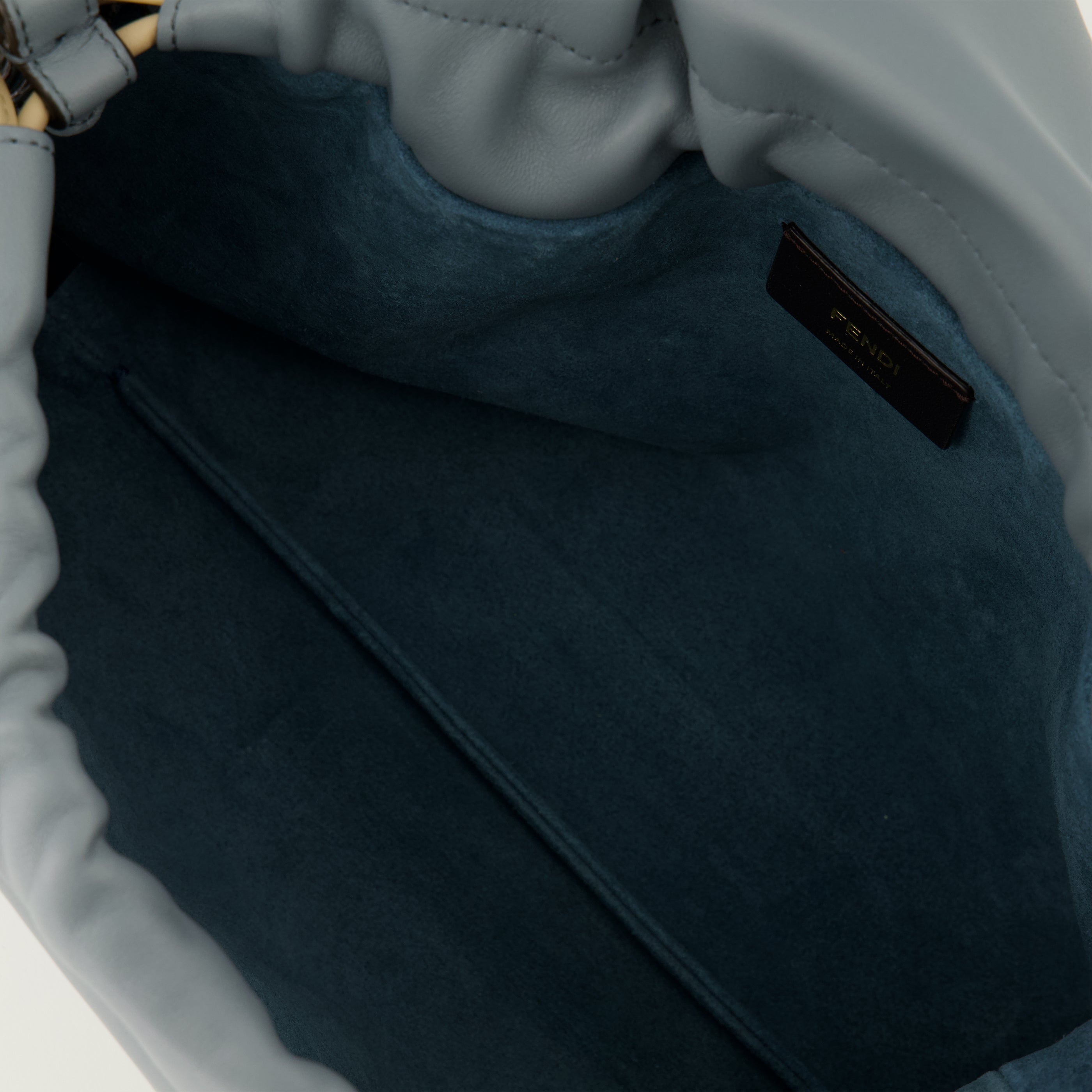 Sacs à main et épaule Sac Mamma Baguette medium en cuir bleu Fendi Bleu Femme