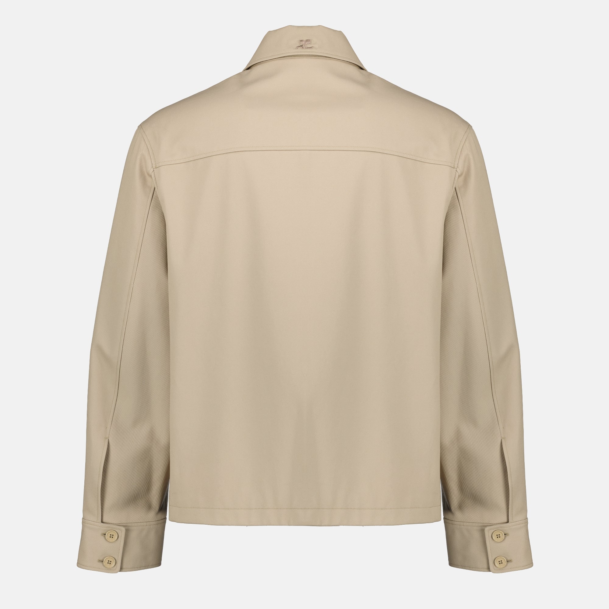 JIL SANDER ベージュ ジッパー付きジャケット 【公式通販】 ベージュ ジッパー付きジャケット