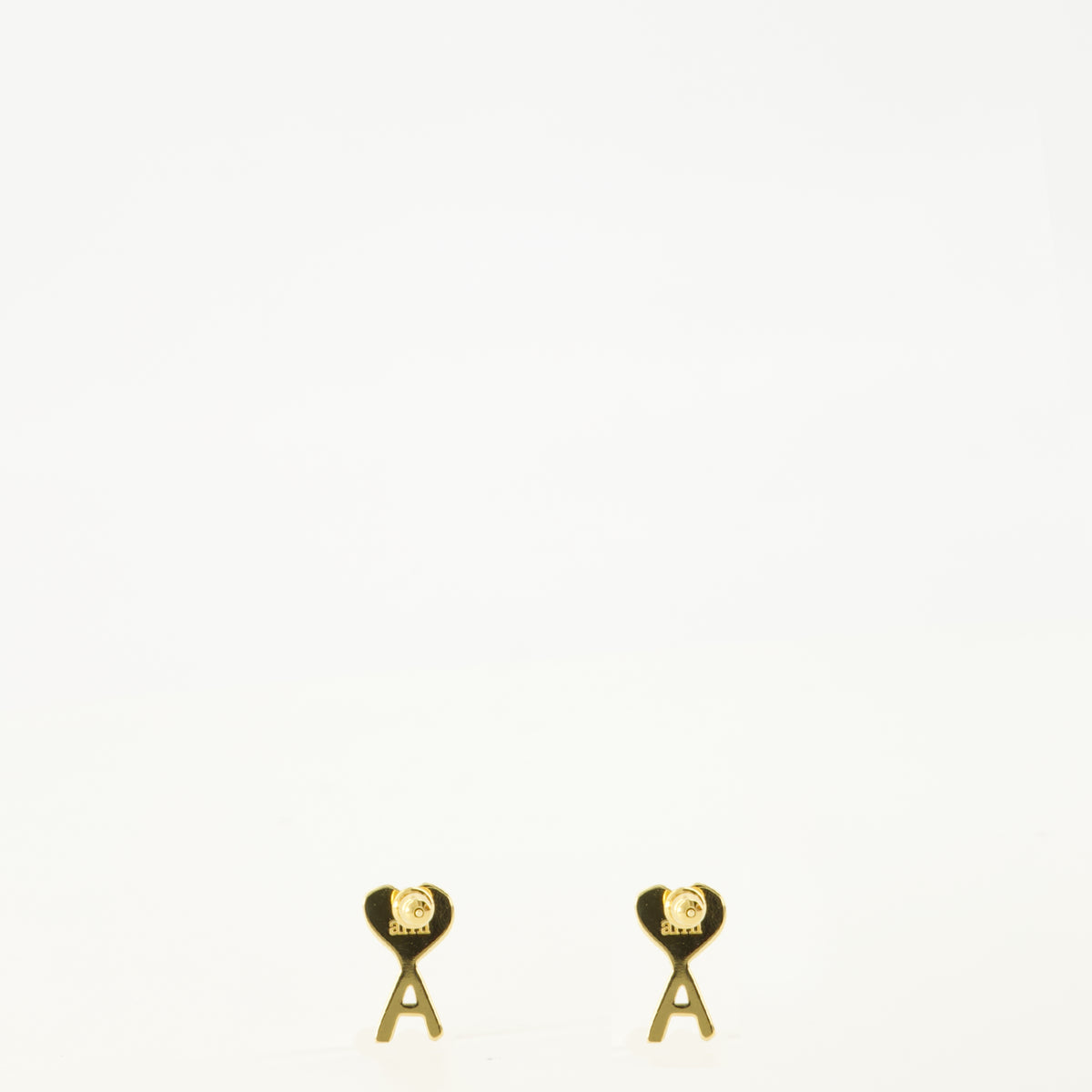 Bijoux Pendientes AMI Corazón Blanco Ami PARIS Doré Femme