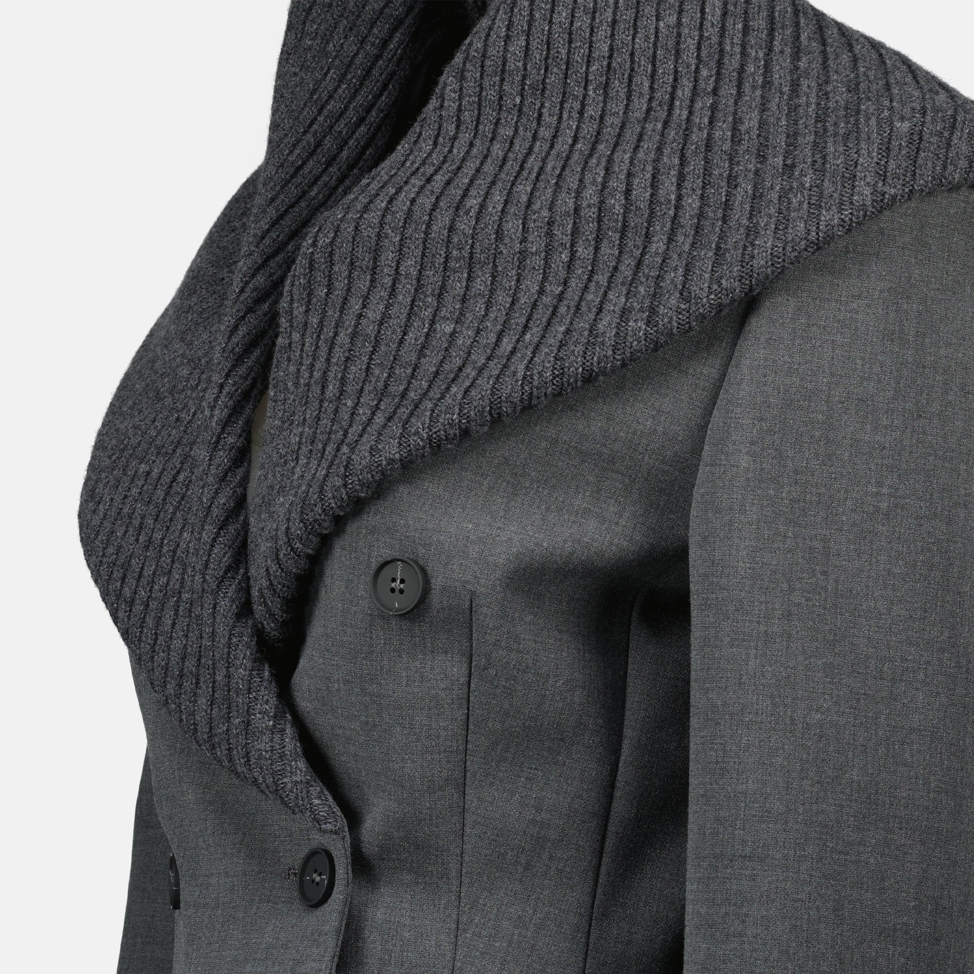 Image de l'article Veste courte G-Olden grise de la marque Diesel pour Femme - Saison Printemps-Été 2026 - Vue détaillée_2