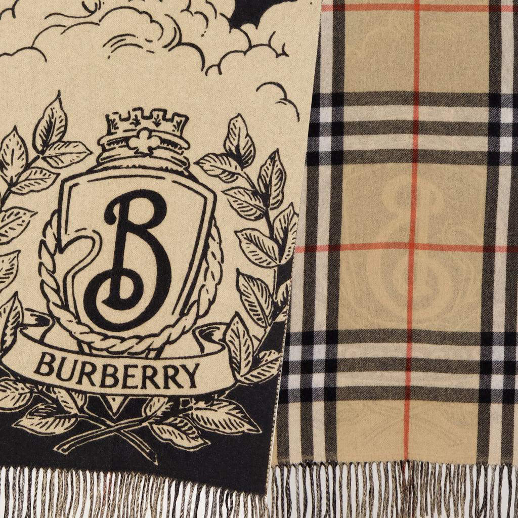 Bild des Stormy Knight Schals von Burberry für Unisex - Herbst-Winter 2025 - Detaillierte Ansicht_3