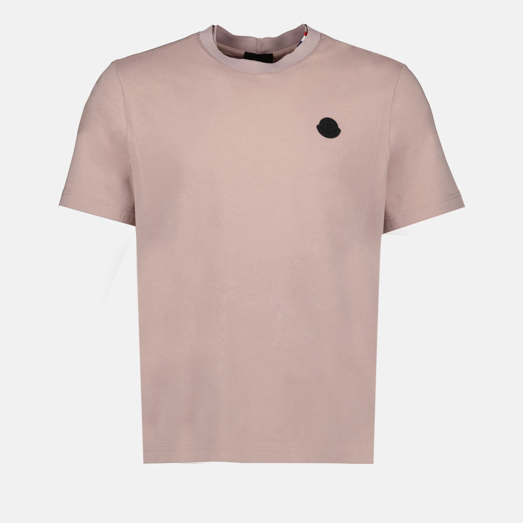 T-shirts T-shirt à logo Moncler Rose Homme