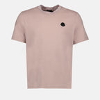 T-shirts T-shirt à logo Moncler Rose Homme