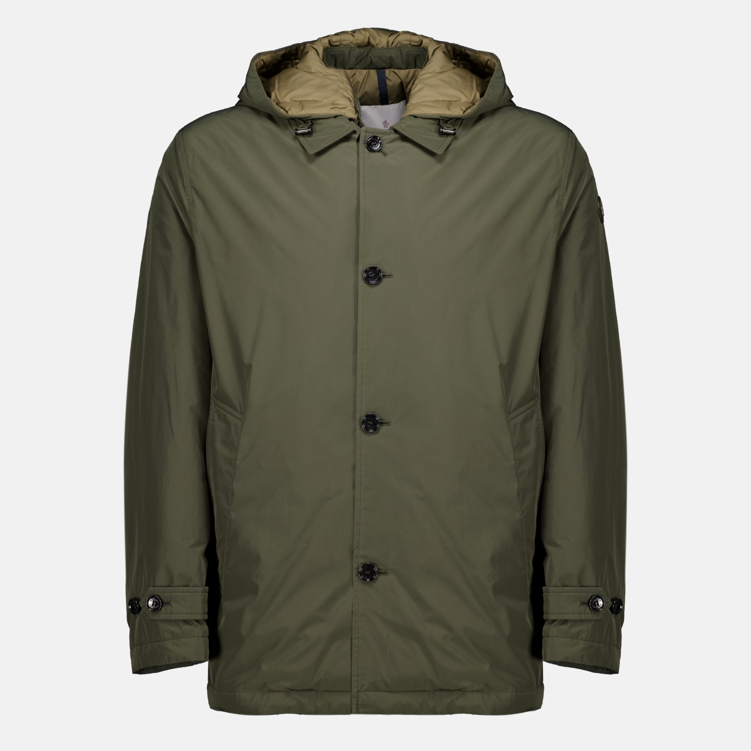 Manteaux Parka Acolchada Evrine en Caqui Moncler Kaki Homme