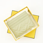 Small leather goods Porte-cartes Baguette Fendi Green Femme