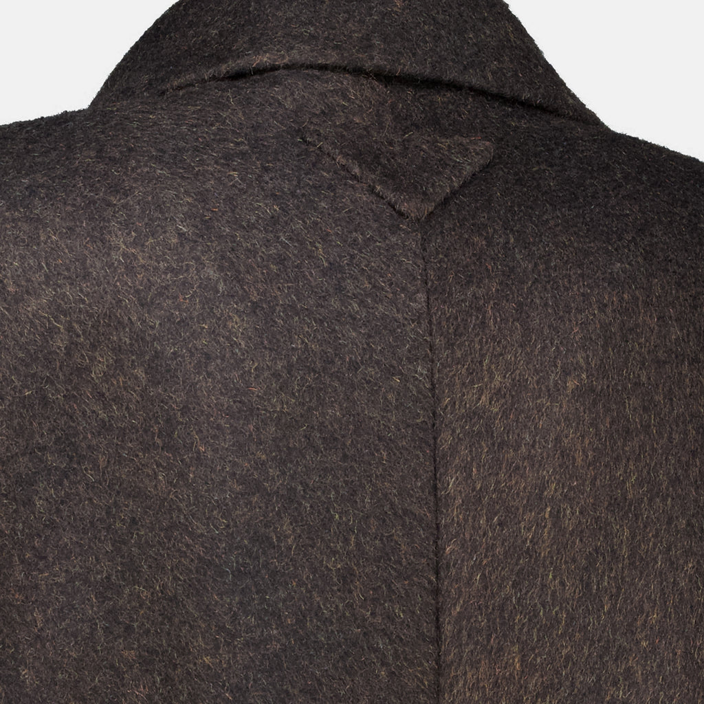 Manteaux Wollmantel Prada Noir Femme