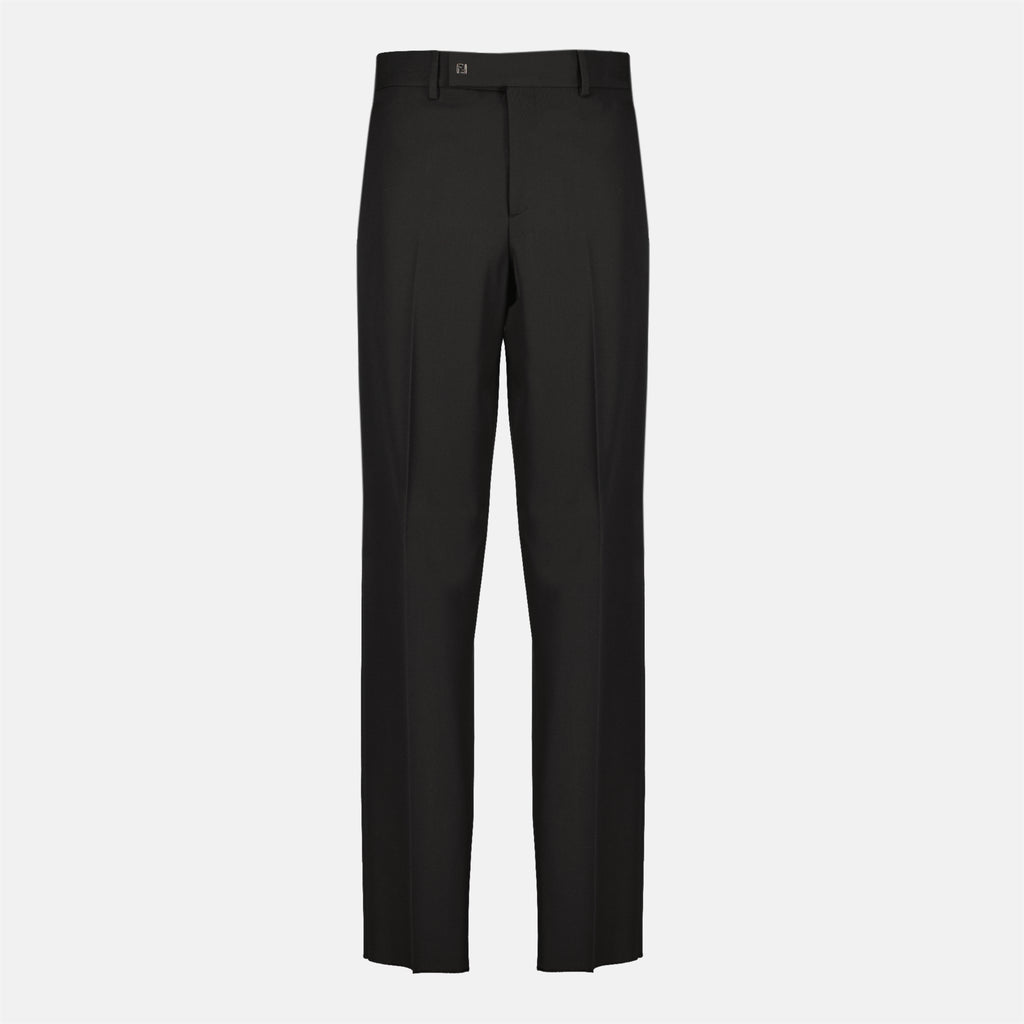 Image of the Fendi Men's Wool Pants - Fall-Winter 2025 - Front View