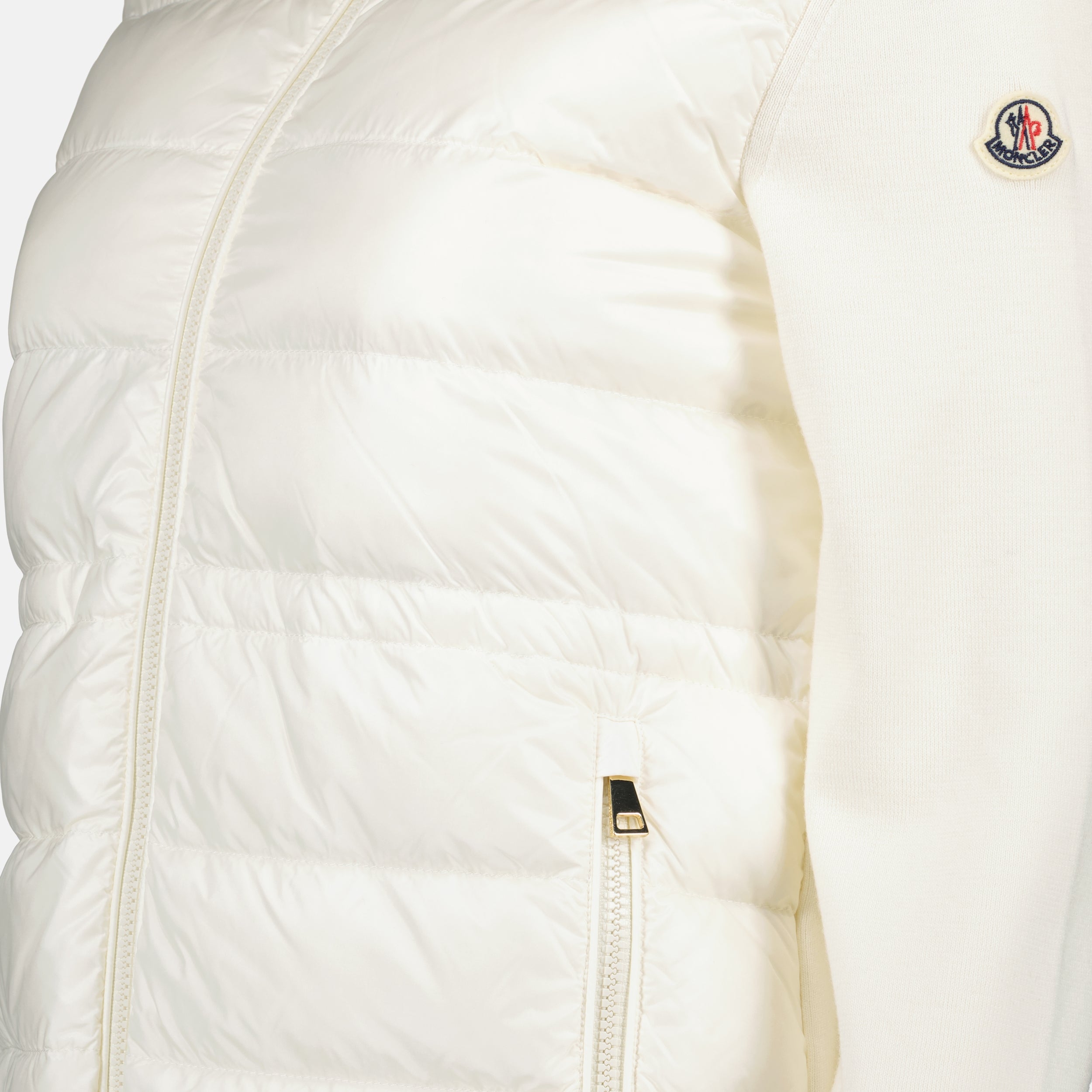 Giacche Veste bi-matière Moncler Bianco Femme