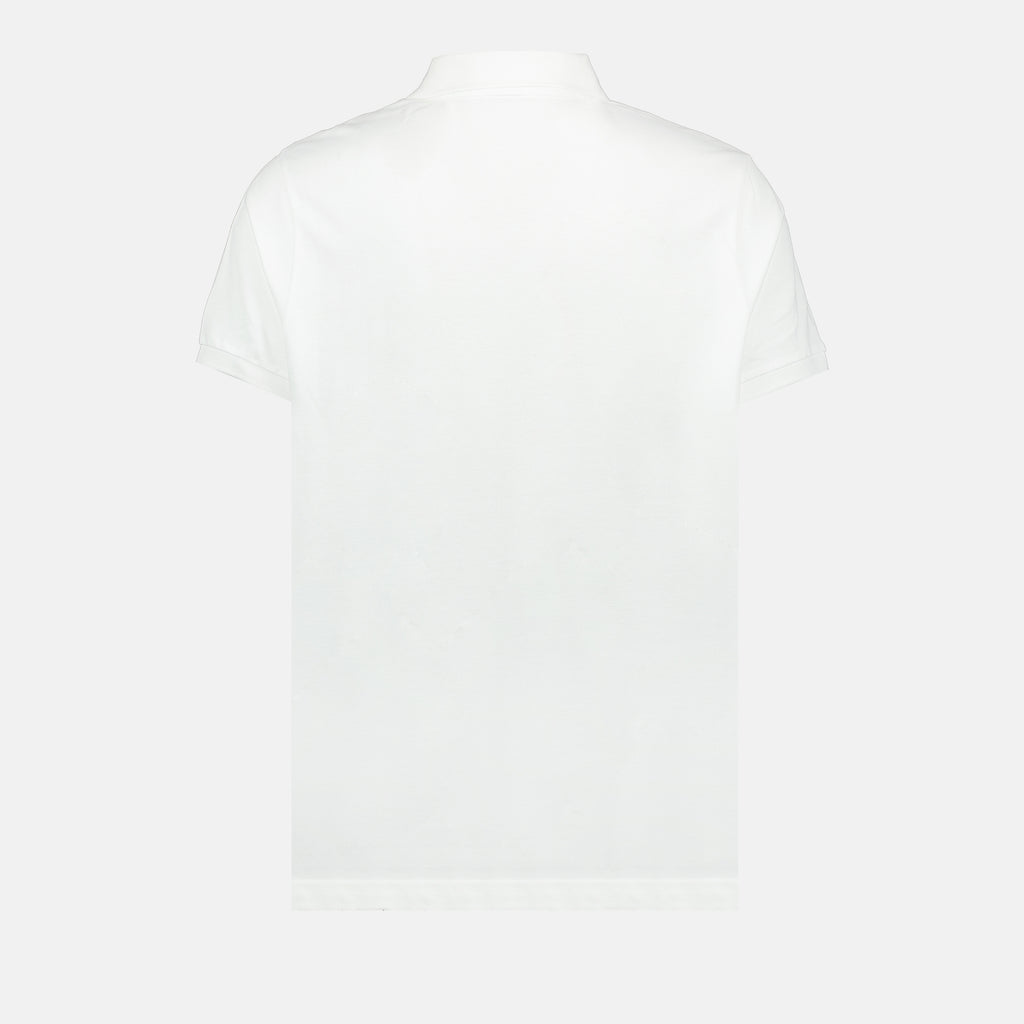 Polo Polo Logo Moncler Bianco Homme