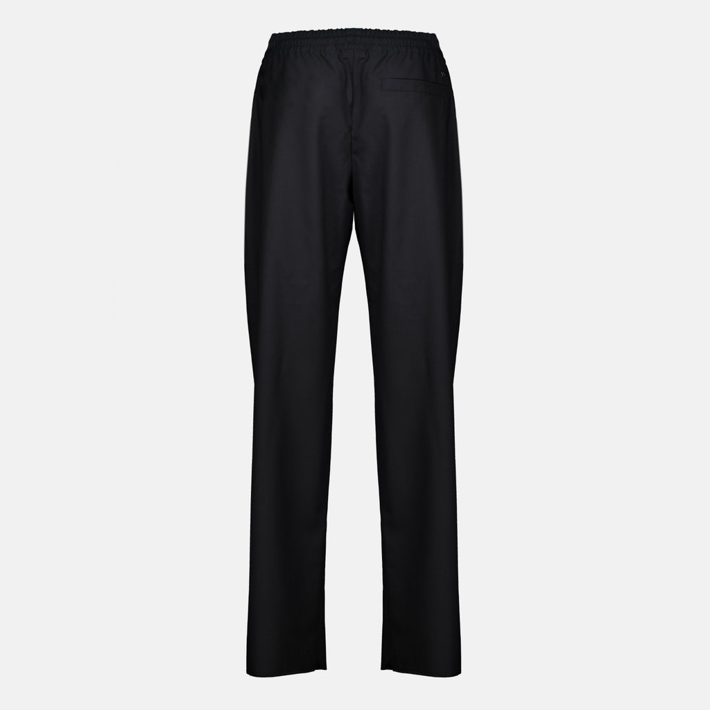Pantalons Black Wool Trousers Burberry Noir Homme