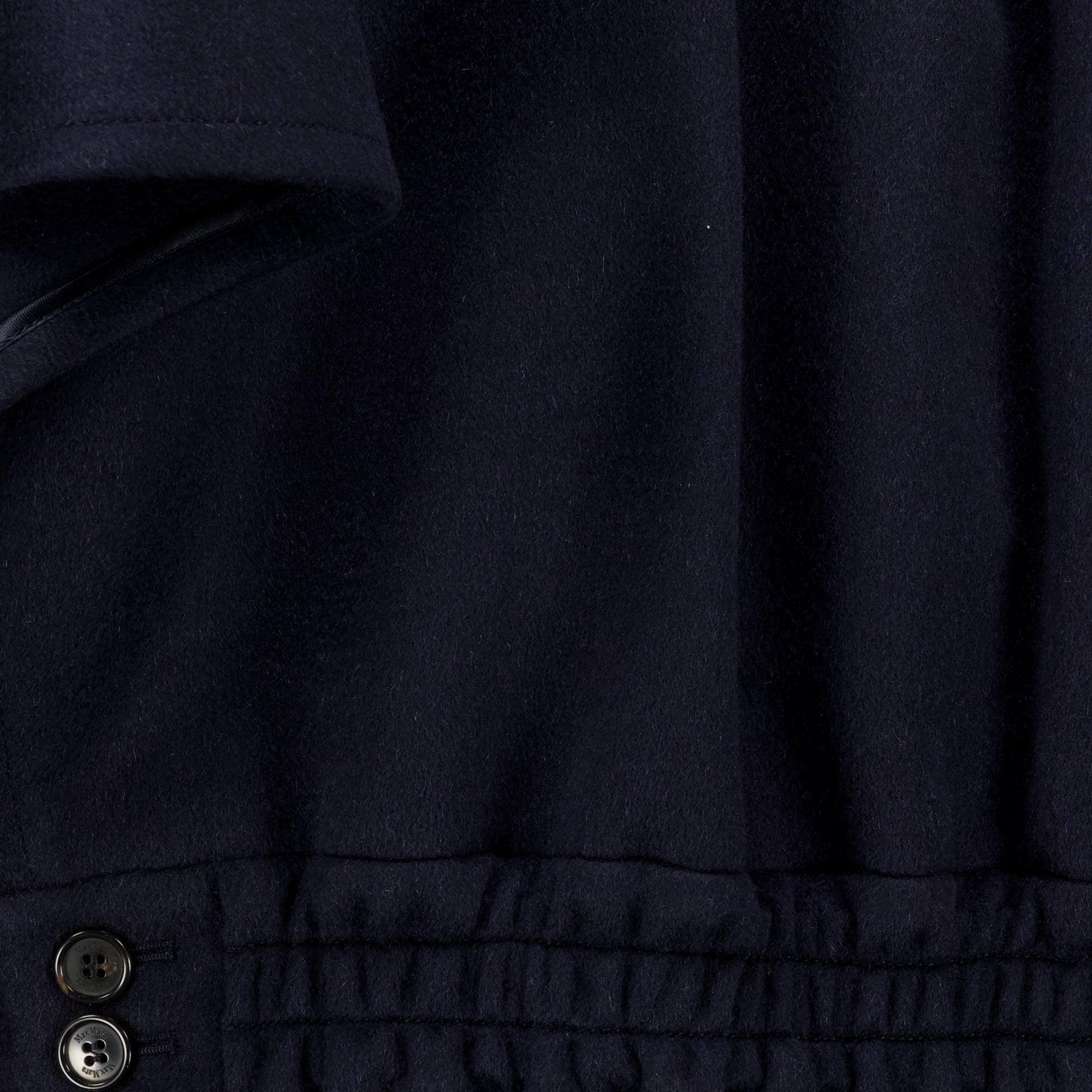 Vestes Boxy Cape aus Navy Cashmere Max Mara Bleu foncé Femme