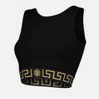 Tops Brassière Medusa Greca Versace Noir Femme