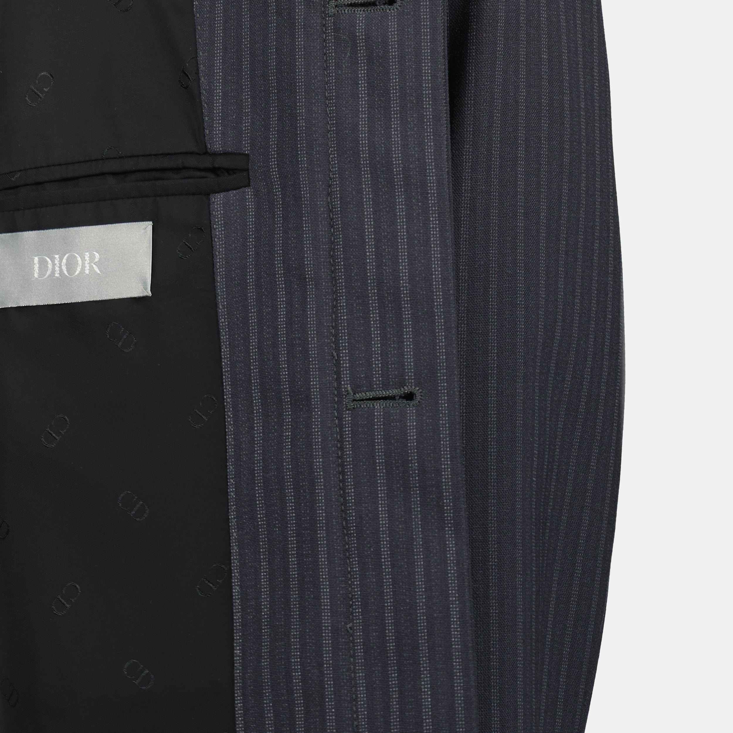 Vestes Veste à rayures Dior Gris Homme