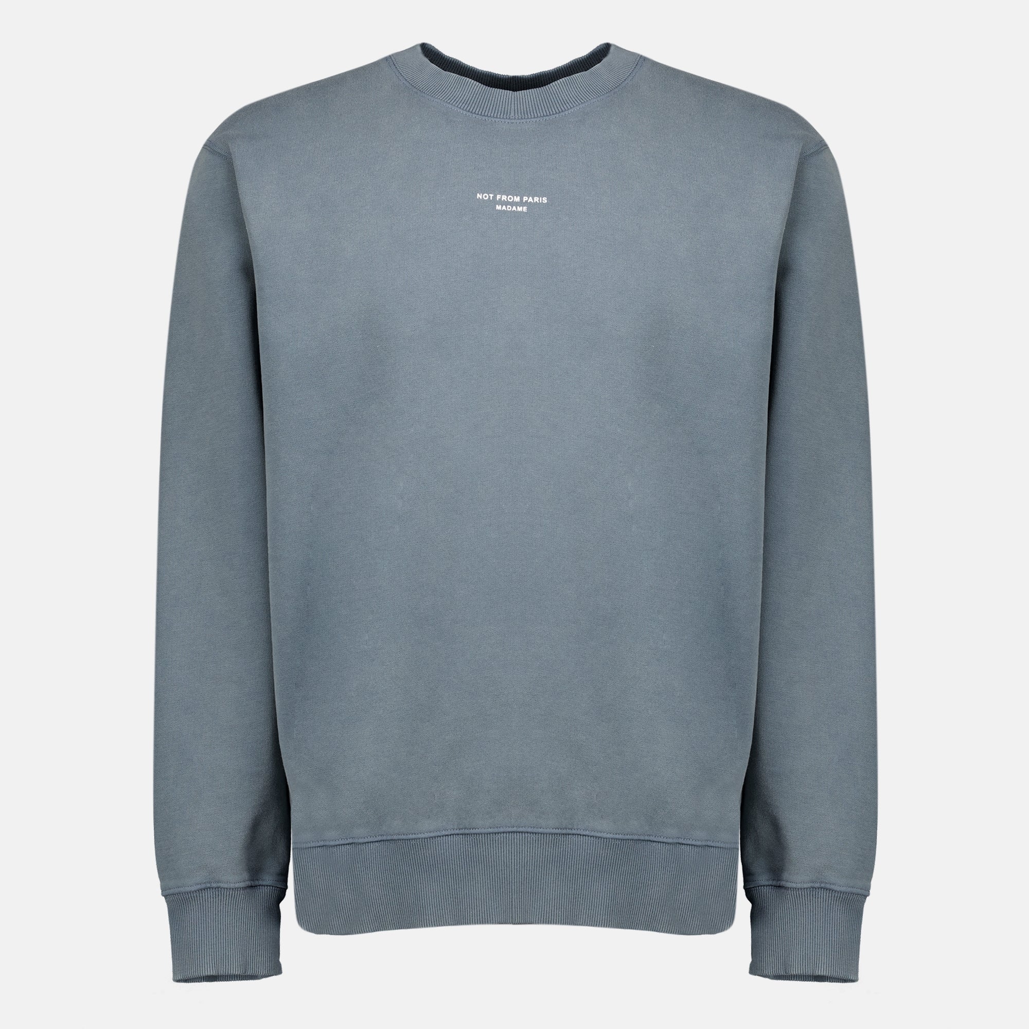 Sweatshirts Sudadera Clásica Gris con Lema Drole De Monsieur Gris Homme