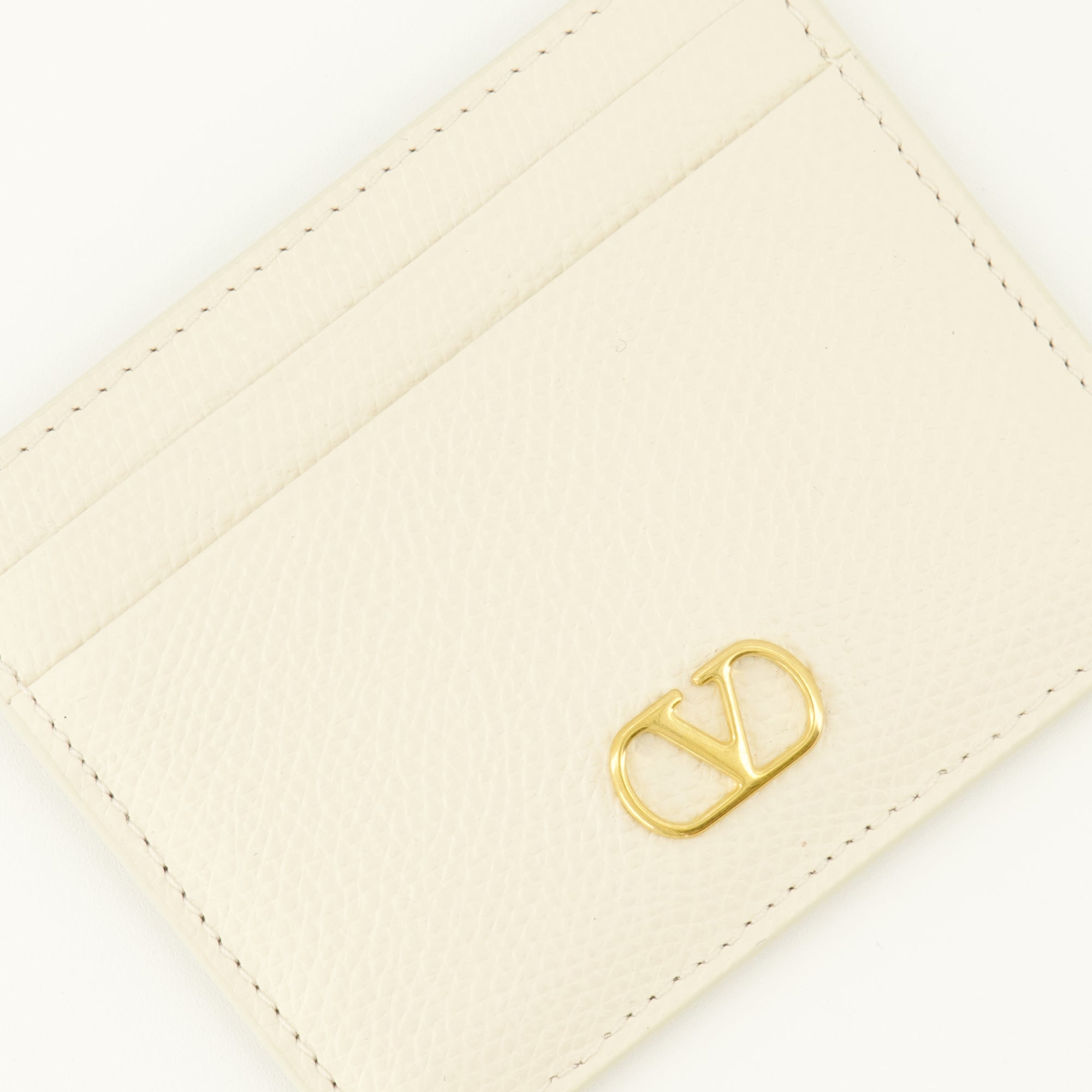 Petite maroquinerie Porte-cartes Vlogo blanc Valentino Garavani Blanc Femme