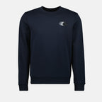 Sweatshirts Sweat à logo délavé Moncler Bleu foncé Homme