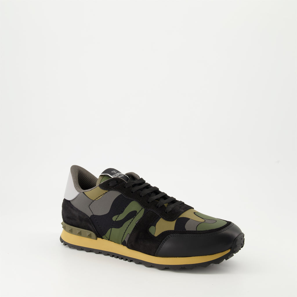 Sneaker Rockrunner Sneakers Valentino Garavani Khaki Homme