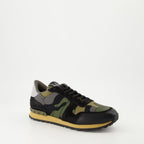 Sneaker Rockrunner Sneakers Valentino Garavani Khaki Homme